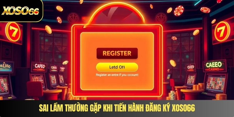 Sai lầm thường gặp khi tiến hành đăng ký XOSO66