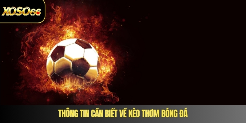 Thông tin cần biết về kèo thơm bóng đá